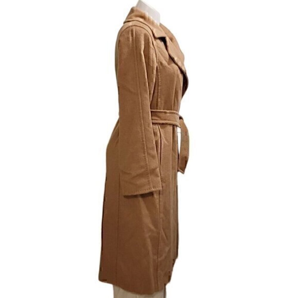 MAX MARA Manuela Belted Camel Hair Coat, Camel - Picture 10 of 16